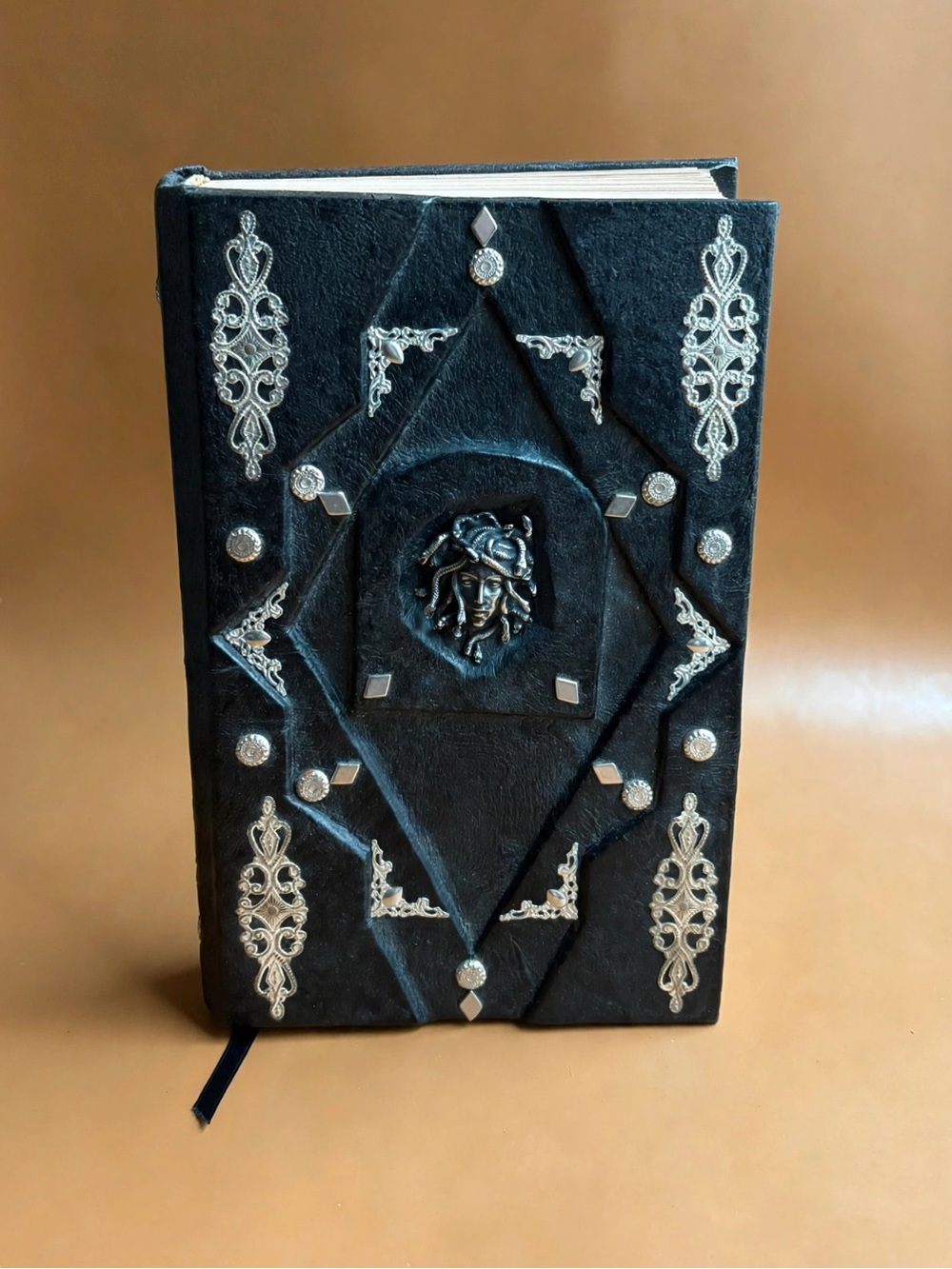 Handcrafted Medusa Grimoire Journal | Mexican Artisan